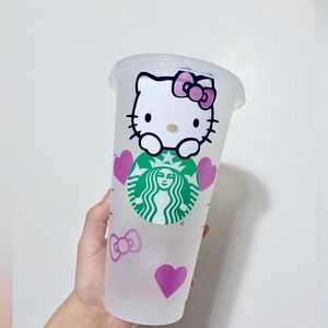 NEW Hello Kitty Starbucks Cold Cup